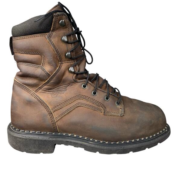 Red Wing Supersole 4435 Brown Safety Toe Metguard Work Boot Size 10.5 D - Picture 1 of 10